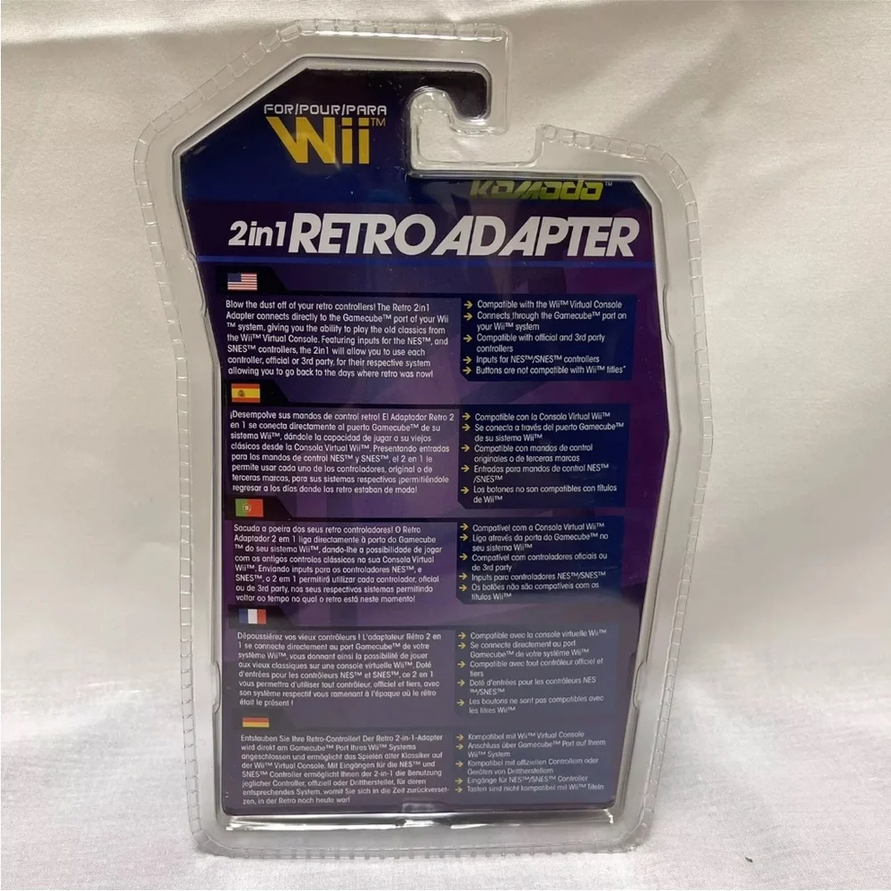 Komodo Wii 2-in-1 Retro Adapter